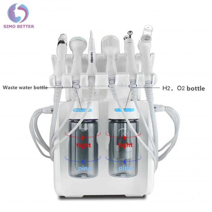6 in 1 kleiner Blasen-Sauerstoff-Therapie-Gesichtsmaschine für Wasser Dermabrasion