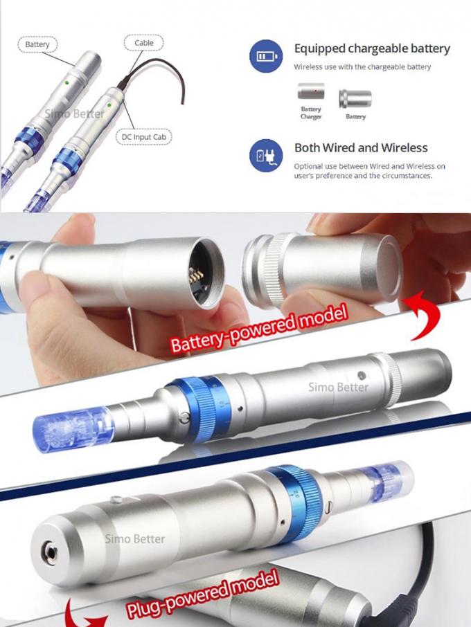 Persönliche Gebrauchs-kosmetische Gerät-Mikronadel wieder aufladbarer Derma-Rollen-Stift